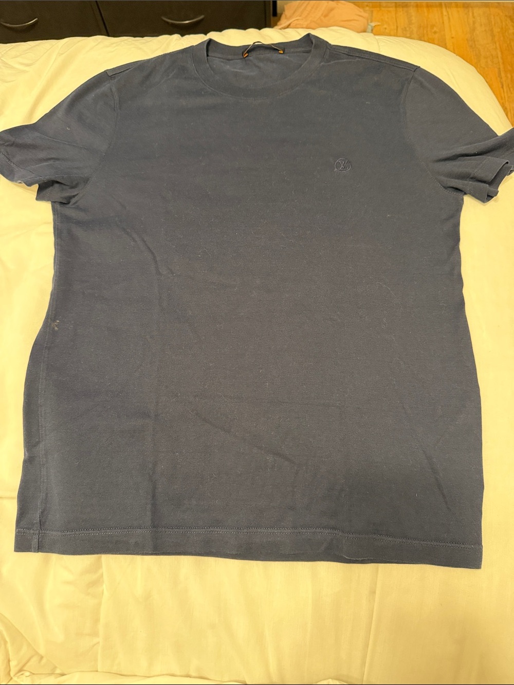 Louis Vuitton Navy Short Sleeve Crew T-Shirt